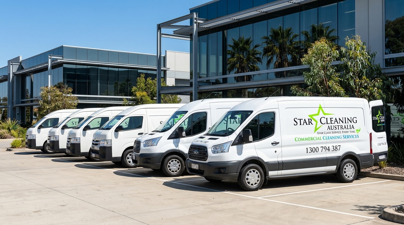 Star Cleaning Australia Fleet Vans